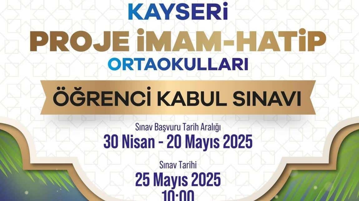 ÖĞRENCİ KABUL SINAVI